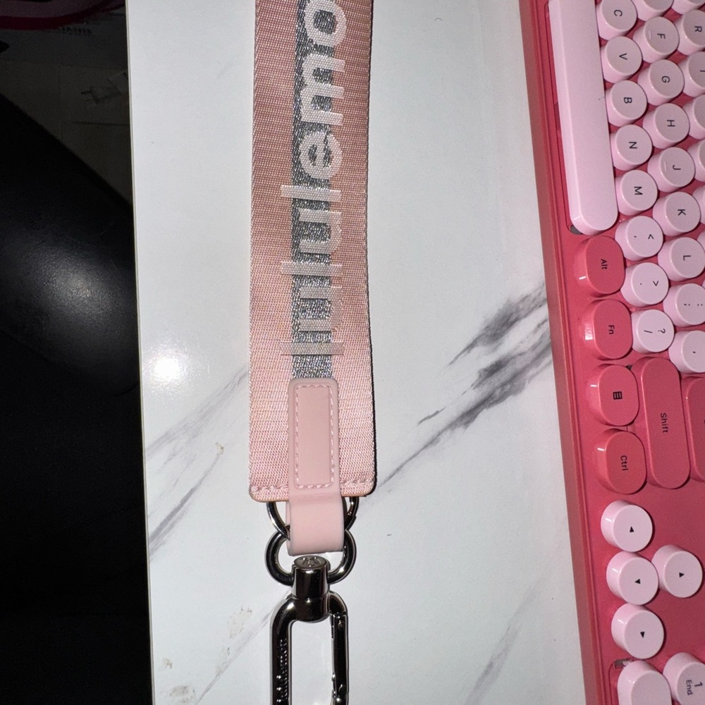 Lululemon keychain